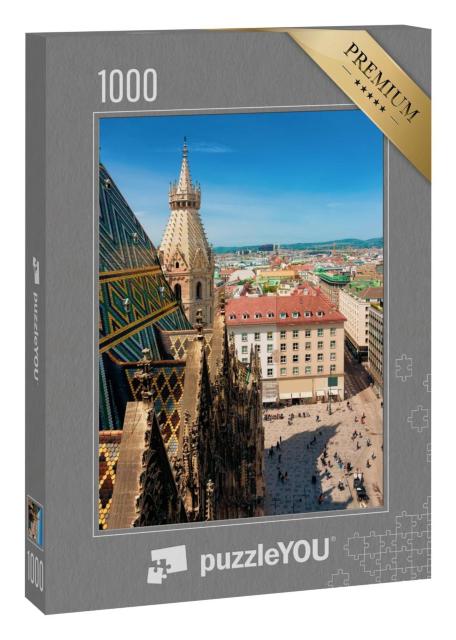 Puzzle 1000 Teile „St. Stephansdom in der Altstadt von Wien“