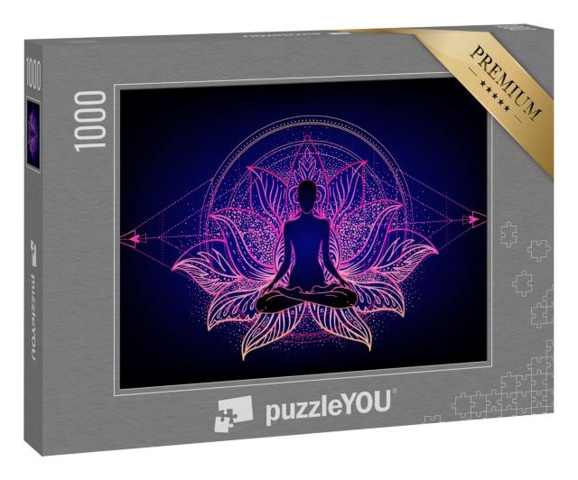 Puzzle „Lotus-Position, Yoga“