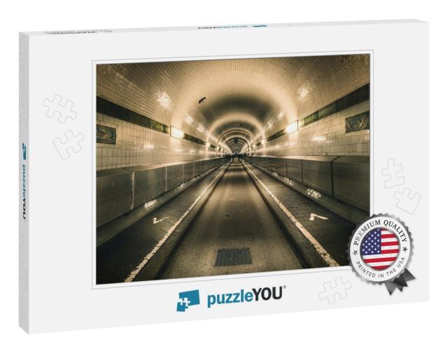 Historic Elbtunnel in Hamburg... Jigsaw Puzzle