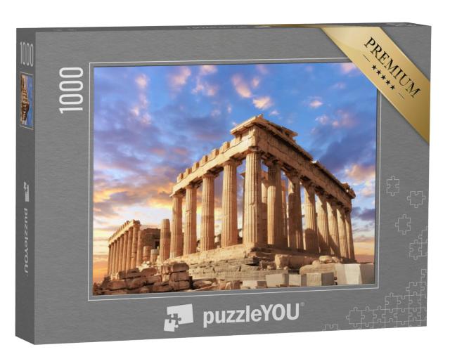 Puzzel 1000 stukjes „Adembenemende Parthenon Tempel, Athene, Griekenland“