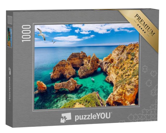 Puzzel 1000 stukjes „Ponta da Piedade rotsformatie, Algarve, Portugal“