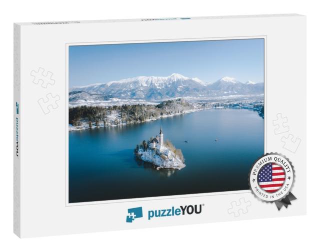 Panoramic View of Scenic Lake Bled with Famous Bled Islan... Jigsaw Puzzle