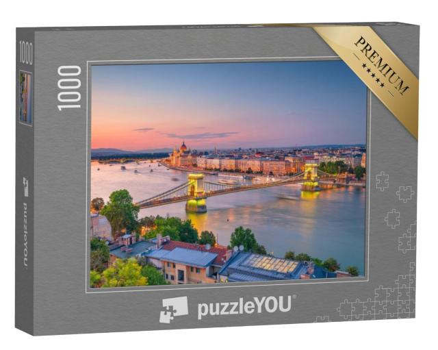 Puzzel 1000 stukjes „Boedapest aan de Donau“