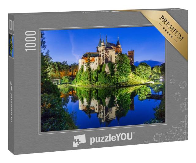 Puzzle 1000 Teile „Romantisches Schloss Bojnice, UNESCO-Weltkulturerbe, Slowakei“