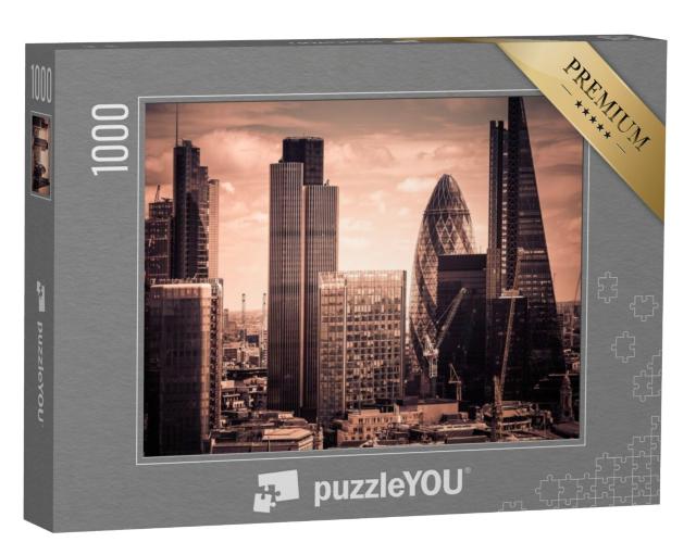 Puzzel 1000 stukjes „Wolkenkrabber, Londen“