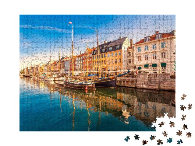 Puzzle 1000 Teile „Nyhavn, Kopenhagen“