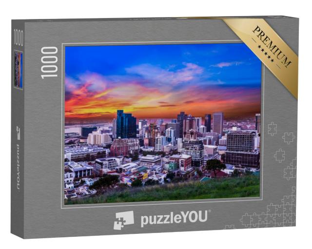 Puzzel 1000 stukjes „Kaapstad bij zonsondergang“