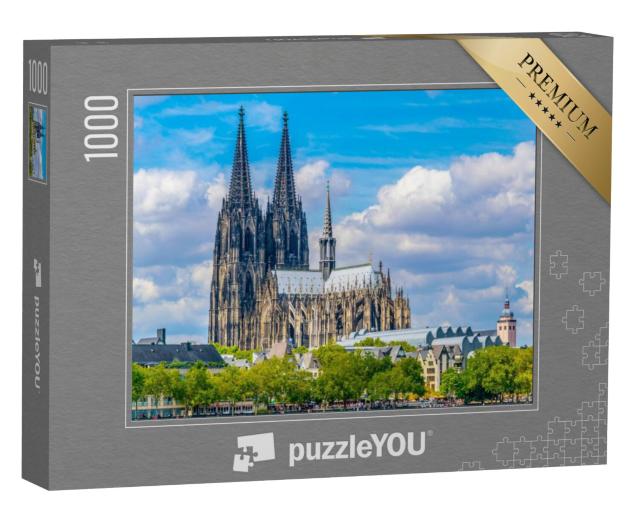 Puzzel 1000 stukjes „Prachtige kathedraal in Keulen, Duitsland“