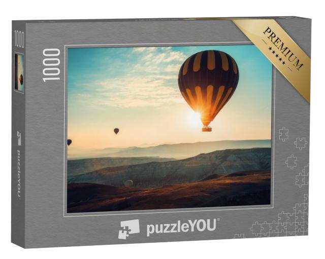 Puzzel 1000 stukjes „Luchtballonnen boven Cappadocië, Turkije“