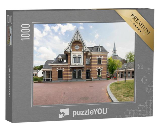 Puzzel 1000 stukjes „Huis met elementen van de Nederlandse neorenaissance en chaletstijl in Haaksbergen“