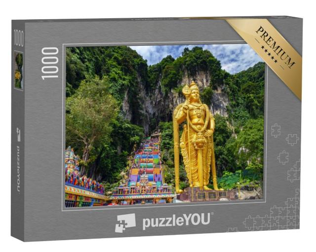 Puzzel 1000 stukjes „Batu Grot in Maleisië“