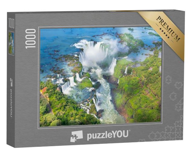 Puzzel 1000 stukjes „De watervallen van Iguazu: een natuurwonder uit Brazilië“