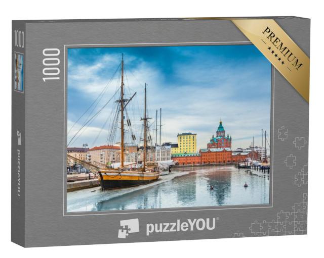 Puzzel 1000 stukjes „Finse winter in Helsinki“