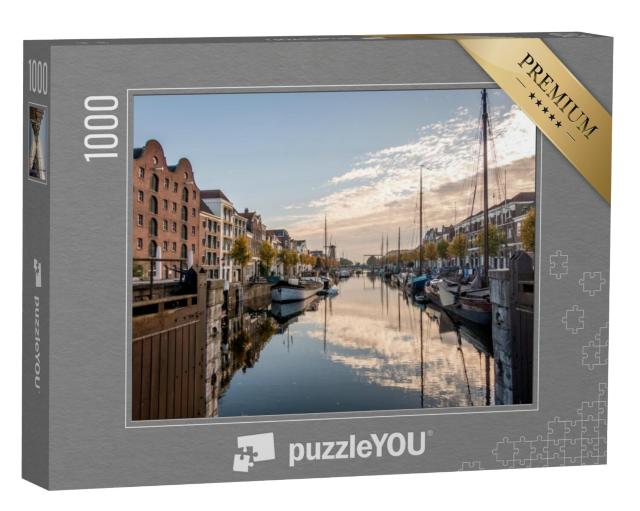 Puzzel 1000 stukjes „De historische wijk Delfshaven in Rotterdam, Nederland“