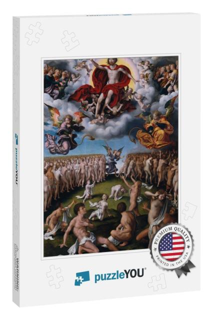 The Last Judgment, by Joos Van Cleve, 1520-25, Netherland... Jigsaw Puzzle