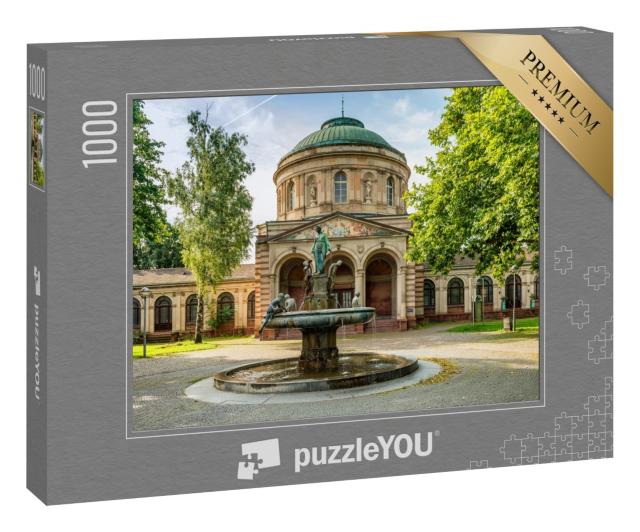 Puzzle 1000 Teile „Hygieia-Brunnen in Karlsruhe“