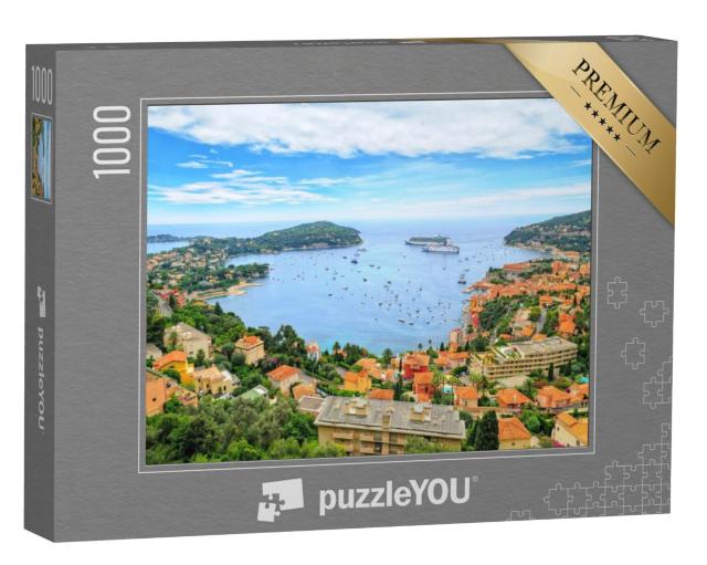 Puzzel 1000 stukjes „Côte d'Azur bij Nice, Frankrijk“