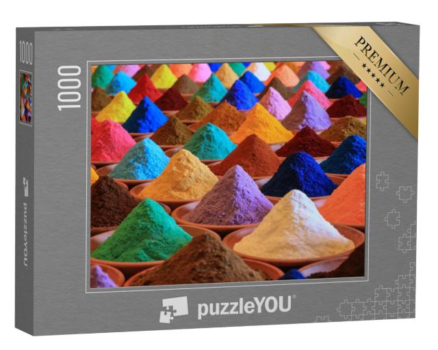 Puzzel 1000 stukjes „Selectie van verschillende kruiden“