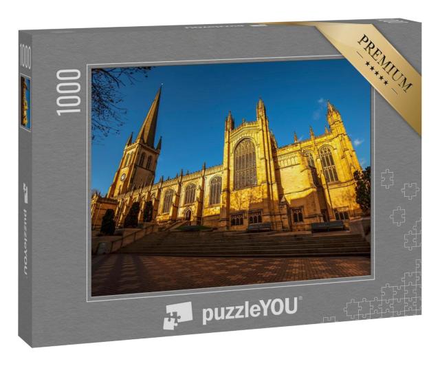 Puzzle 100 Teile „Kathedrale von Wakefield. Großbritannien“