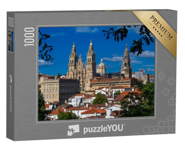 Puzzel 1000 stukjes „Santiago de Compostela in de provincie La Coruña, Spanje“