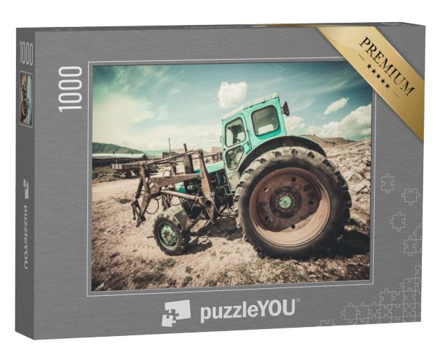 Puzzel 1000 stukjes „Oude tractor“