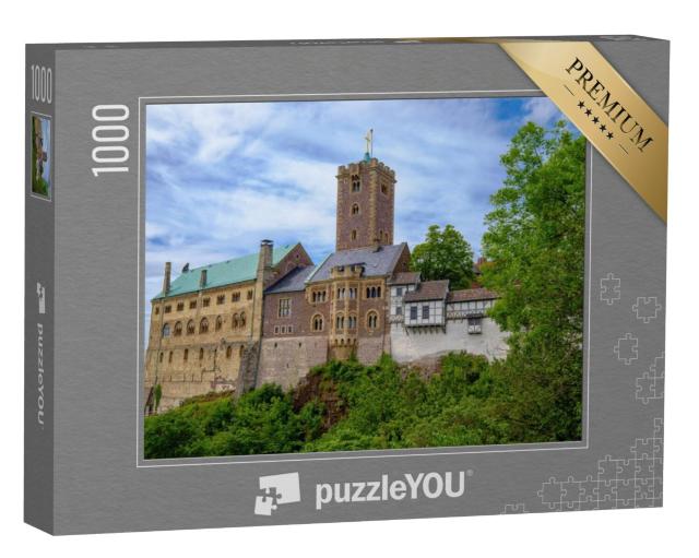 Puzzel 1000 stukjes „Kasteel Wartburg bij Eisenach, Duitsland“