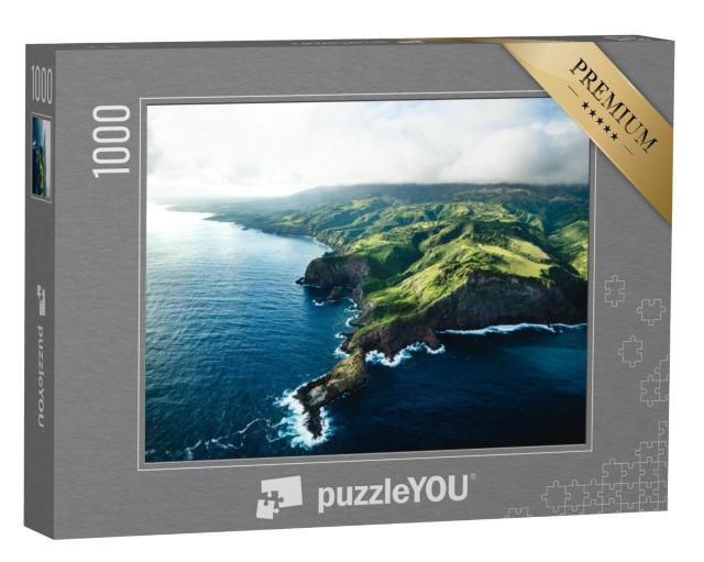 Puzzel 1000 stukjes „Mystiek natuurlandschap in Hawaï“