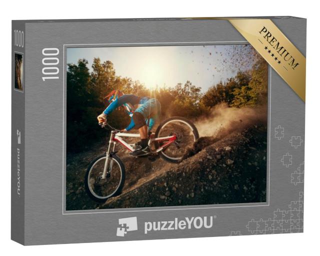 Puzzel 1000 stukjes „Downhill mountainbike“