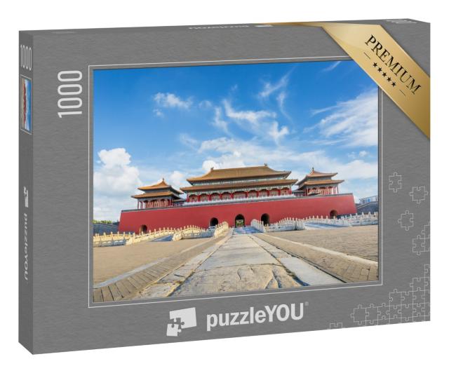 Puzzle „Die alten Königspaläste der Verbotenen Stadt, Peking, China“