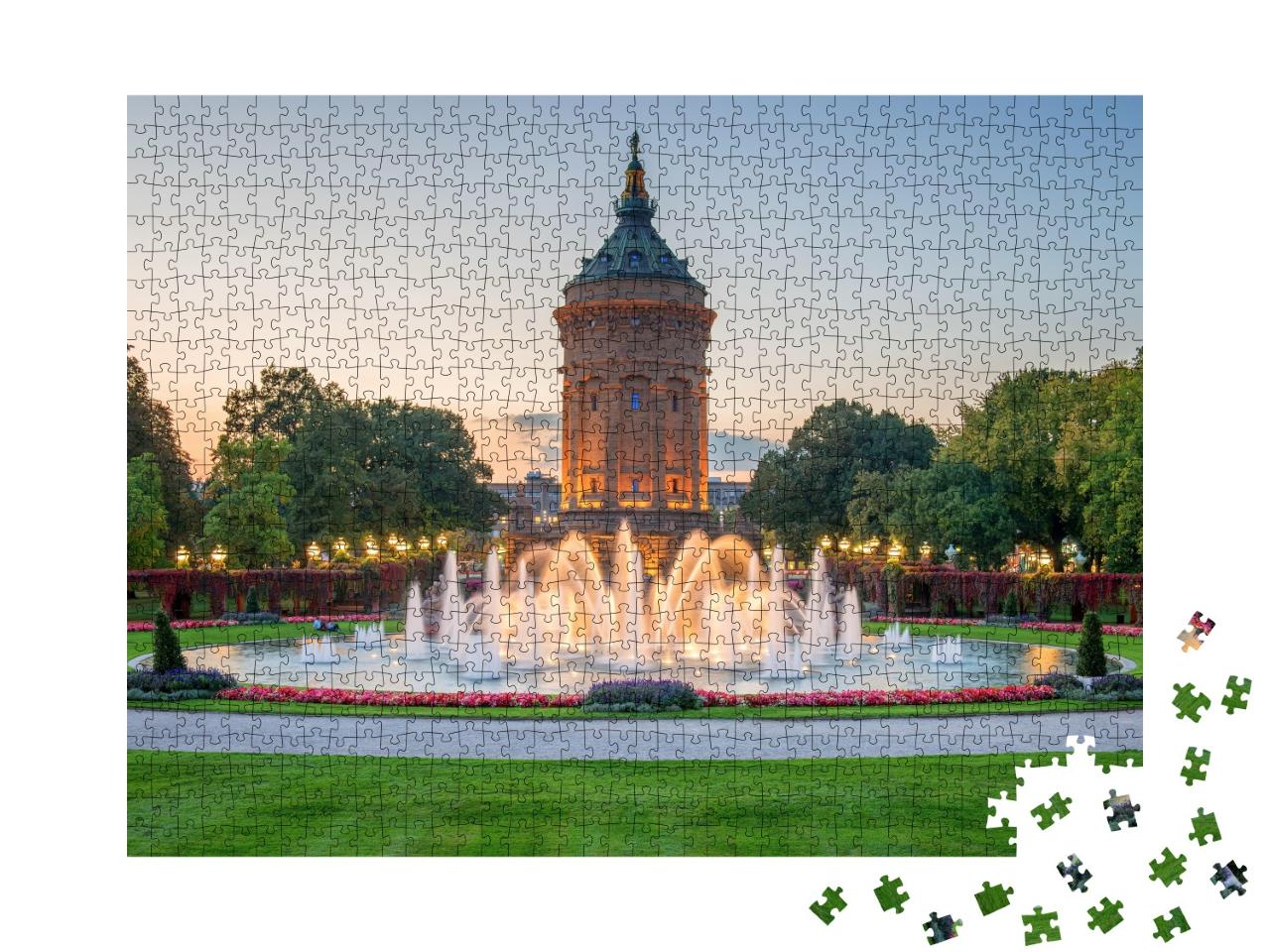 Puzzle 1000 Teile „Mannheim, Deutschland“