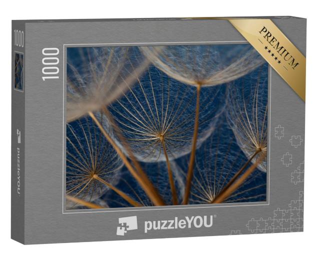 Puzzel 1000 stukjes „Macrobeeld: Elementen van een paardenbloem“