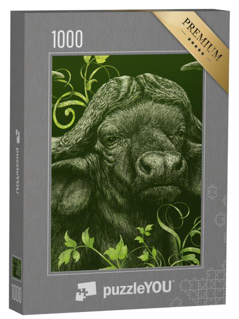 Puzzel 1000 stukjes „Buffel“