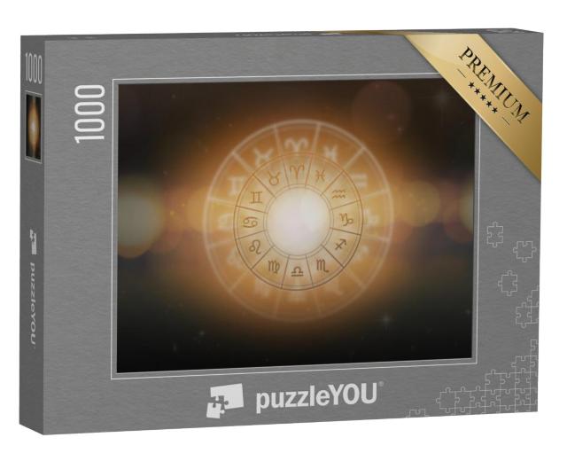 Puzzel 1000 stukjes „Horoscoop, astrologie, sterrenbeeld“