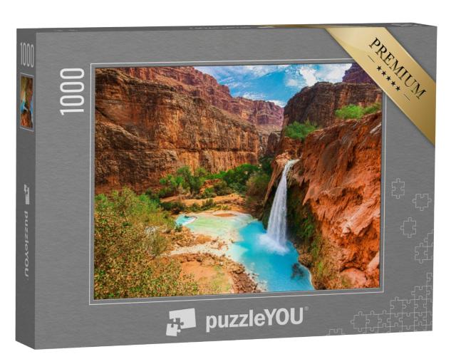 Puzzel 1000 stukjes „Havasu watervallen in de Grand Canyon, Arizona“