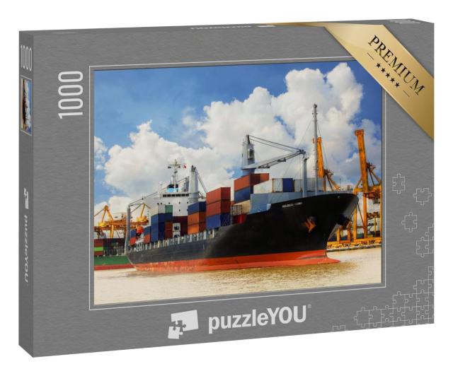 Puzzle 1000 Teile „Schifffahrtshafen in Thailand“