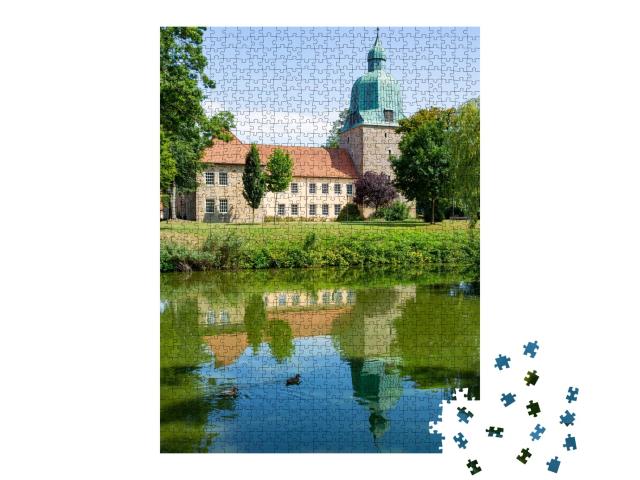 Puzzle 1000 Teile „Schloss in Fürstenau, Niedersachsen“