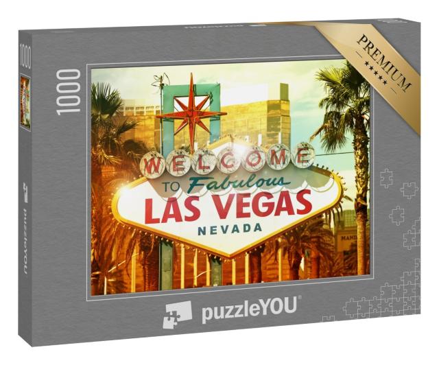 Puzzle „Willkommen in Las Vegas“