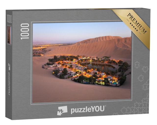 Puzzel 1000 stukjes „Atacama-woestijn, oase van Huacachina, Peru“