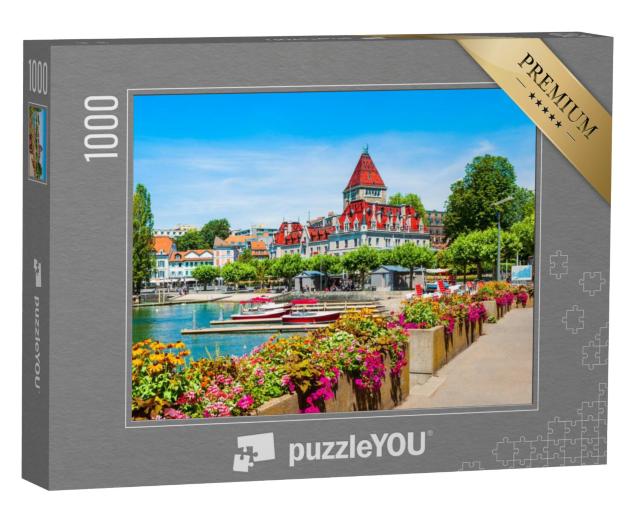 Puzzel 1000 stukjes „Meer van Genève, Zwitserland“