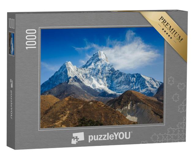 Puzzel 1000 stukjes „Mount Ama Dablam in de Everest regio van de Himalaya, Nepal“