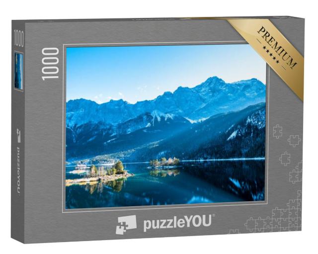 Puzzel 1000 stukjes „Helder Eibsee meer aan de voet van de Zugspitze“