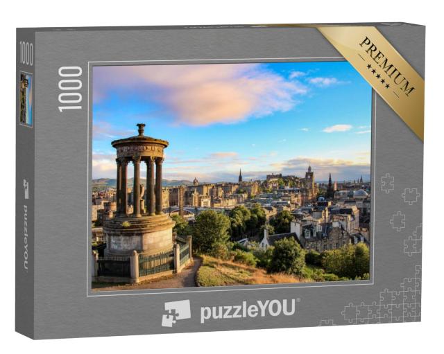 Puzzel 1000 stukjes „Edinburgh skyline: Uitzicht vanaf Calton Hill“