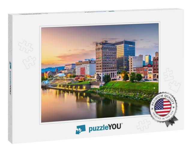 Charleston, West Virginia, USA Downtown Skyline on the Riv... Jigsaw Puzzle