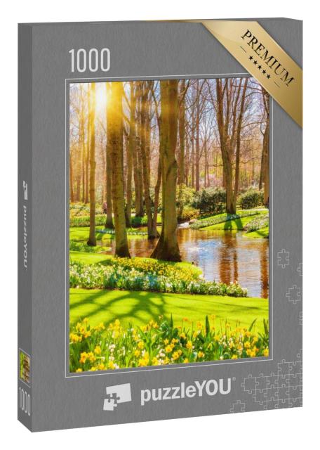 Puzzle 1000 Teile „Wunderschöner Frühlingswald“