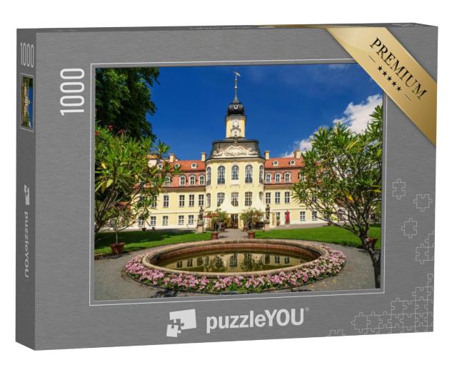 Puzzel 1000 stukjes „Kasteel Gohlis, een historisch gebouw, Leipzig, Duitsland“