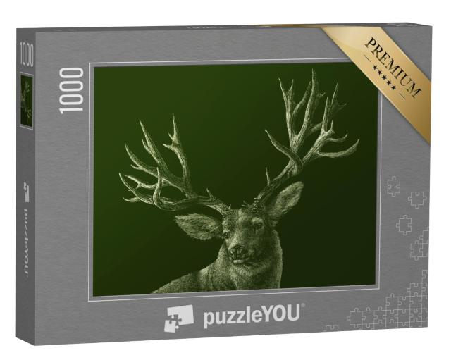 Puzzel 1000 stukjes „Herten“