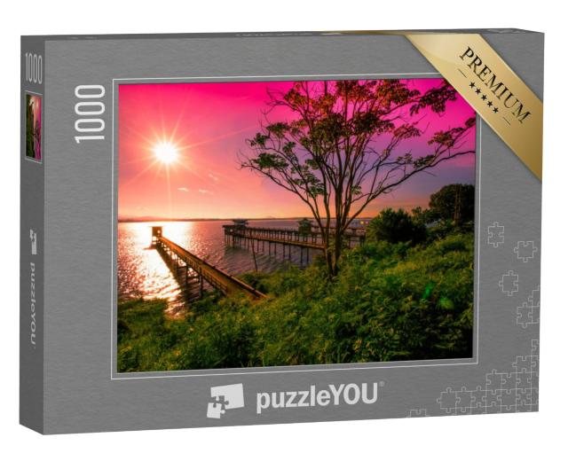 Puzzel 1000 stukjes „De ochtendzon boven de zee“