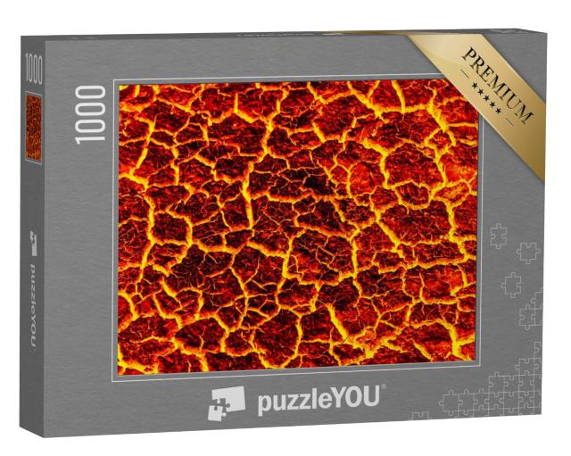 Puzzel 1000 stukjes „Rode lava“