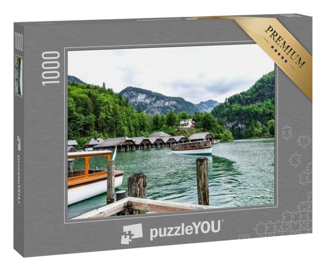 Puzzle 1000 Teile „Der Königssee, smaragdgrünes Kleinod im Nationalpark Berchtesgaden“