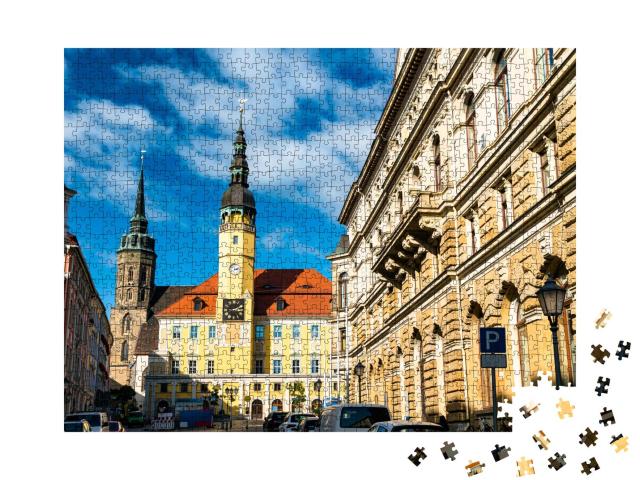 Puzzle 1000 Teile „Wunderschönes Rathaus der Stadt Bautzen, Deutschland“